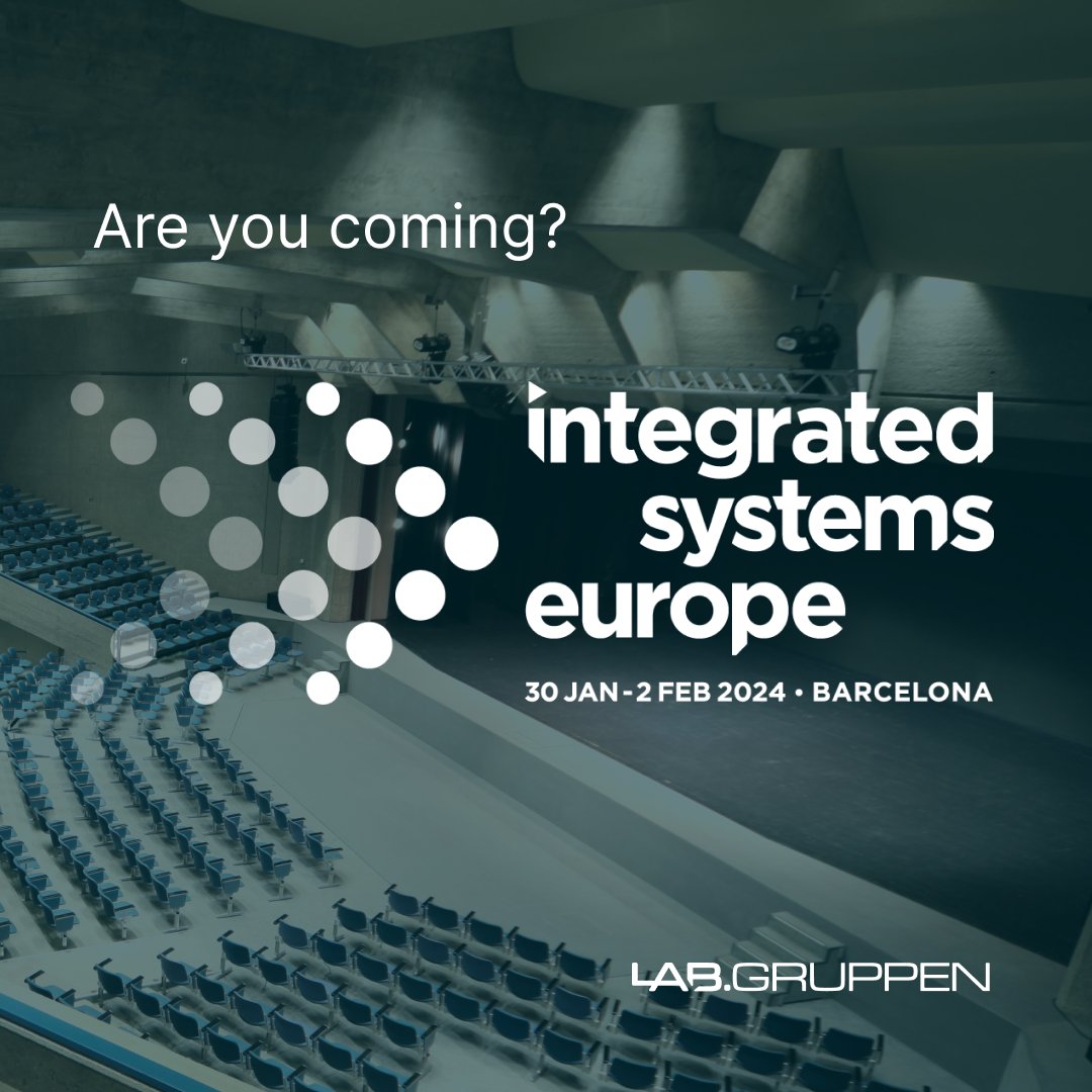 labgruppen's tweet photo. 👉Are you coming to ISE?
Perfect! We will  be there with new gear and a demo room. 
So, come by booth 7G150 and say Hej!

Have a great day,
Labgruppen

#ISE2024 #proaudio #labgruppen #installedsound #soundengineer #livesound  #tradeshow #amplifier https://t.co/EOHcu4lTKD