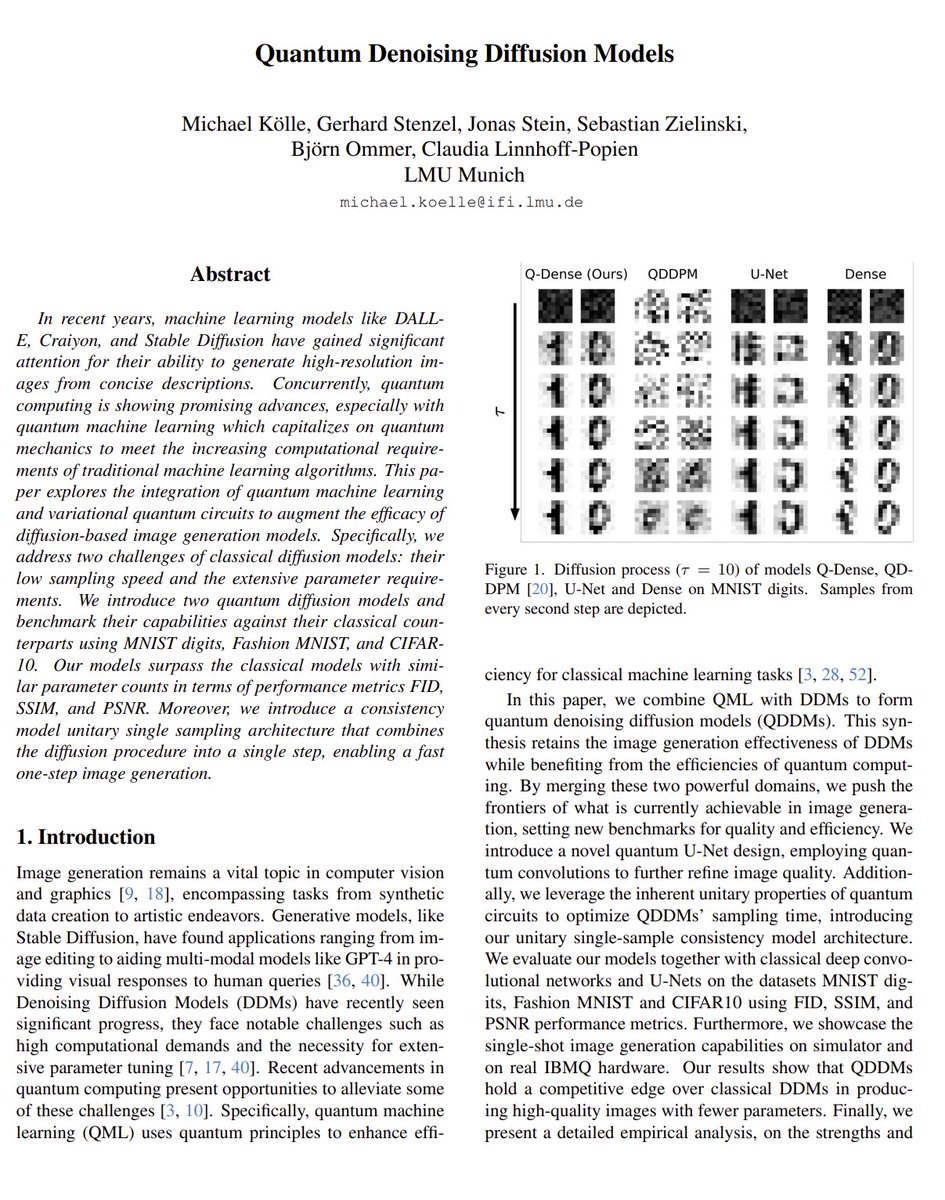 Quantum Denoising Diffusion Models abs: https://t.co/274abKbq22 I don't ...