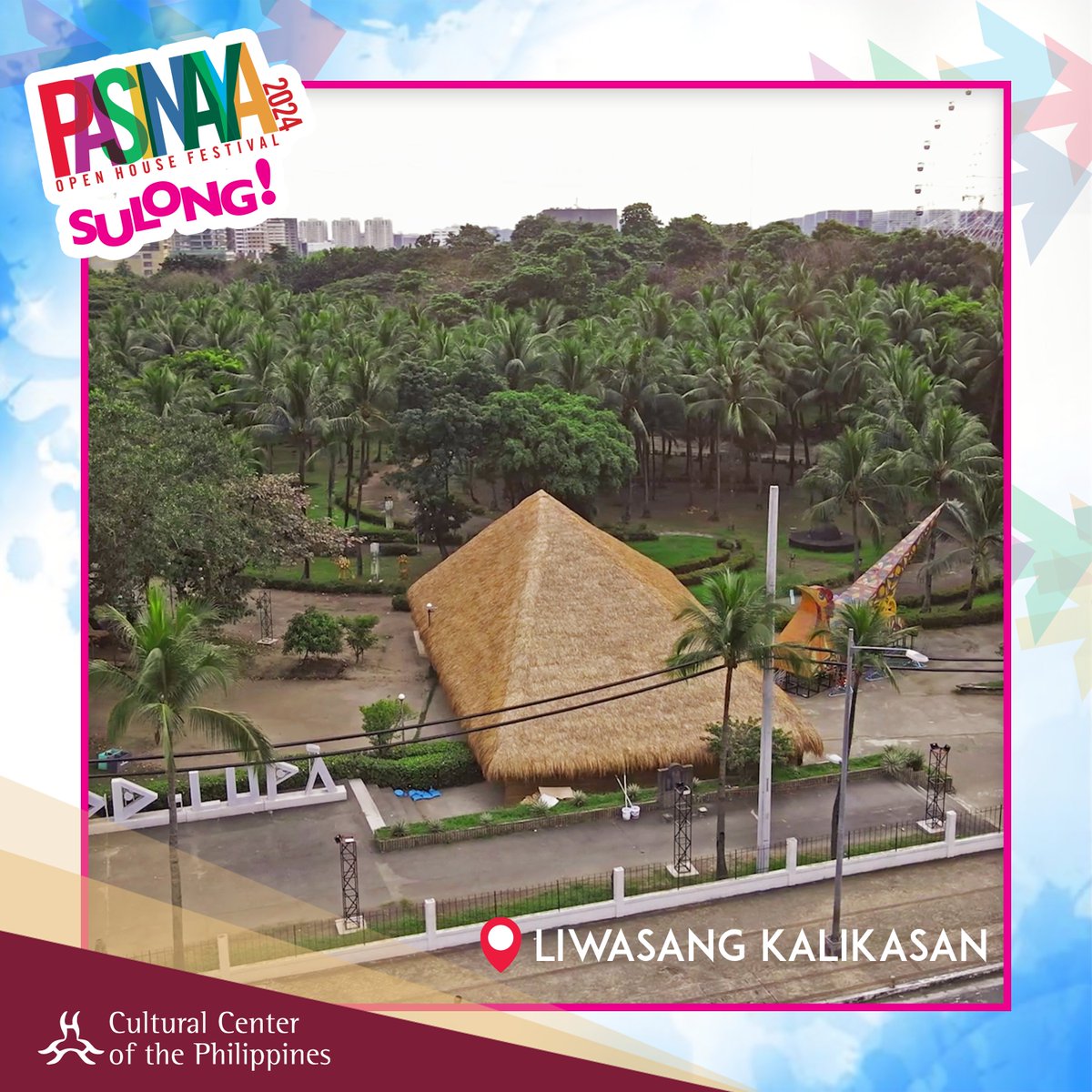 Narito na ang inyong Pasinaya Itinerary! 🗺

Makisaya sa Palabas, Palihan, Palitan, Paseo Museo at Pamilihan ngayong Pebrero 3-4!

For more information visit: bit.ly/CulturalCenter…