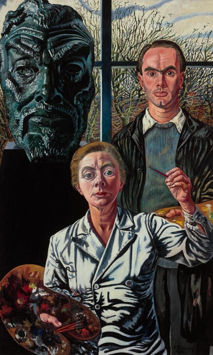 🤳#MuseumSelfieDay
On this day we present to you a type of selfie. In this family portrait, a Dutch painter, Charley Toorop has immortalized herself,her son, and her father in her studio in Bergen.📘 getdailyart.com
🏛 @boijmans 
Three Generations Charley Toorop 1941-1950