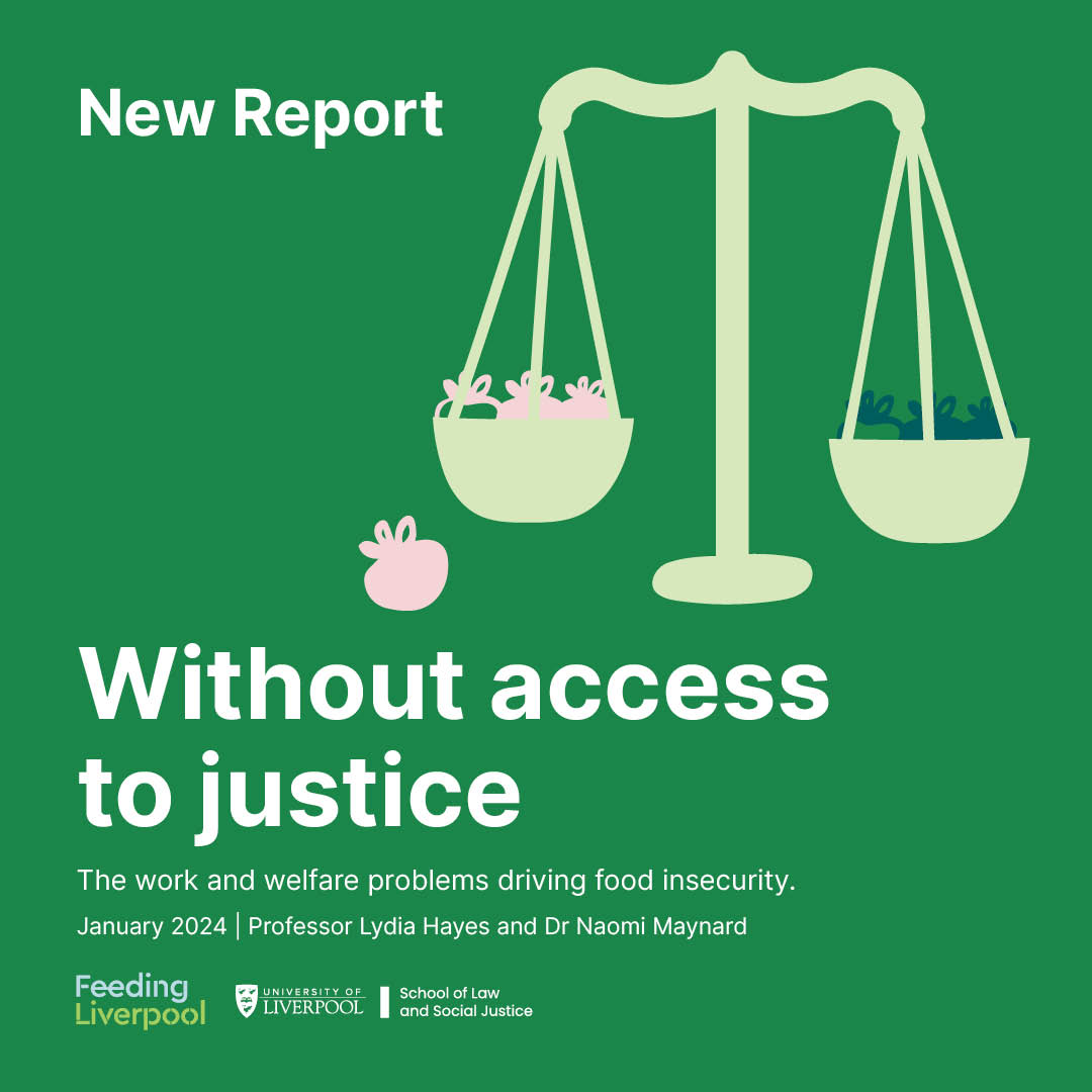 Working people in #Liverpool are experiencing food insecurity because of low income driven by inadequate employment, inadequate welfare rights and difficulties in accessing the legal system, according to a new report from @LivUniSLSJ and @feedinglpool 👉feedingliverpool.org/wp-content/upl…