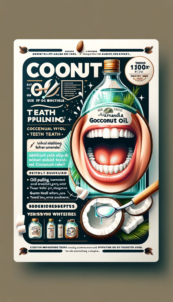 In the realm of oral health, coconut oil for teeth has emerged as a formidable ally. This elixir of the tropics holds within it the power to transform your dental hygiene routine. Its efficacy lies in its rich composition of  fatty acid with potent antimicrobial properties. #oil
