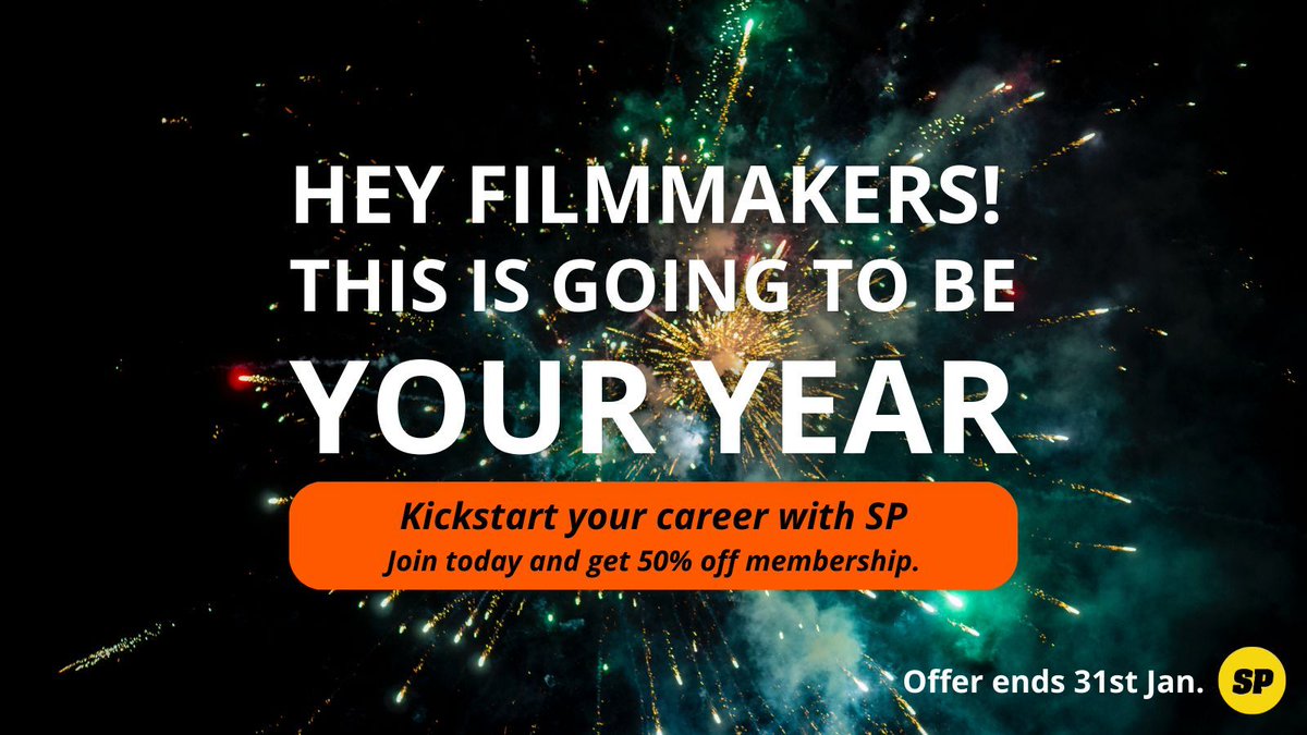 Now 2023s out the way 😅, make 2024 your filmmaking year. SP is the UK's largest independent film network running since 1998, join the community to kickstart your project, join a new production or find collaborators & more. 🎥 GET 50% OFF MEMBERSHIP: bit.ly/3vDpPhH