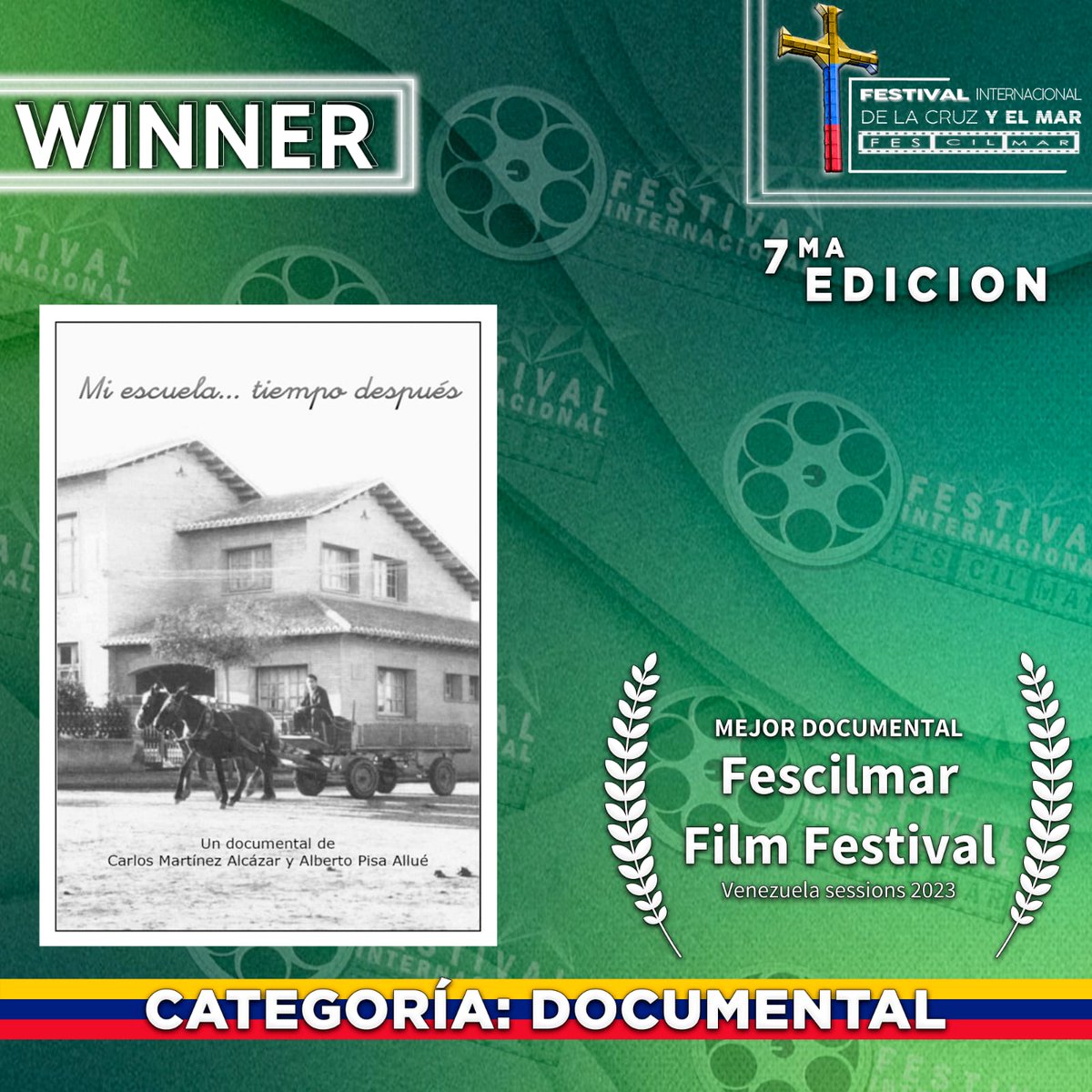 Nuestro #documental ha llegado hasta Venezuela!! Muy orgullosos de que una escuela rural llegue tan lejos ❤️

<a href="/InnovaEducAr/">InnovaEducAr</a>
<a href="/ComunidZ/">Escuelas Transformadoras. ZGZ Rural</a> <a href="/EscRuralAragon/">Escuela Rural Aragón</a> <a href="/educaciongob/">Ministerio de Educación, FP y Deportes</a> <a href="/GobAragon/">Gobierno de Aragón</a> <a href="/aragontv/">Aragón TV</a> <a href="/aragonradio/">Aragón Radio</a> <a href="/CineICAA/">ICAA</a>