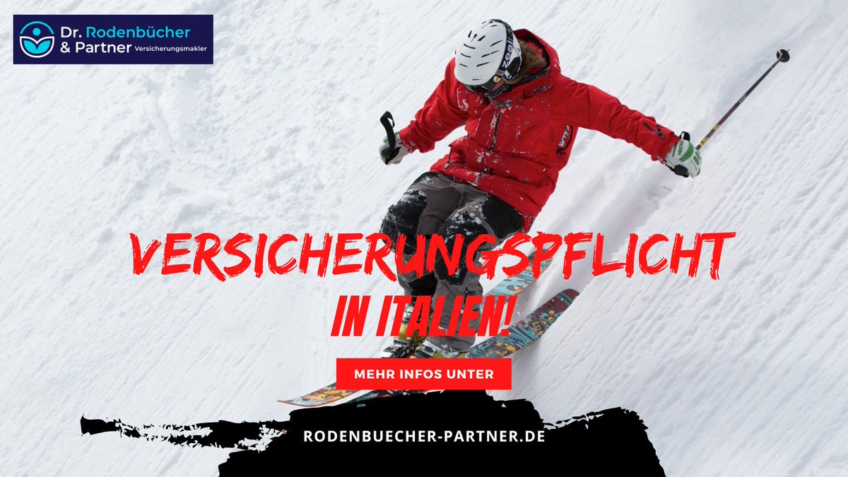 Für Skigebiete in #Italien muss eine Privathaftpflichtversicherung nachgewiesen werden.

Eine private #Haftpflichtversicherung ist in italienischen #Skigebieten seit dem 1. Januar 2022 Pflicht. Diese Pflicht gilt für alle Wintersportler, unabhängig von ihrer Staatsangehörigkeit.