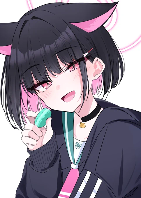「せーんせっ、はい。あーん」 #ブルアカ