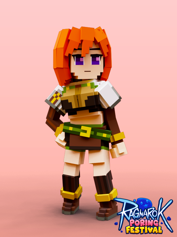<Ragnarok Poring Festival> character design
-Archer class
<a href="/TheSandboxGame/">The Sandbox</a>
#oc #VoxelArt #voxel #Voxedit #NFT #3Dartist