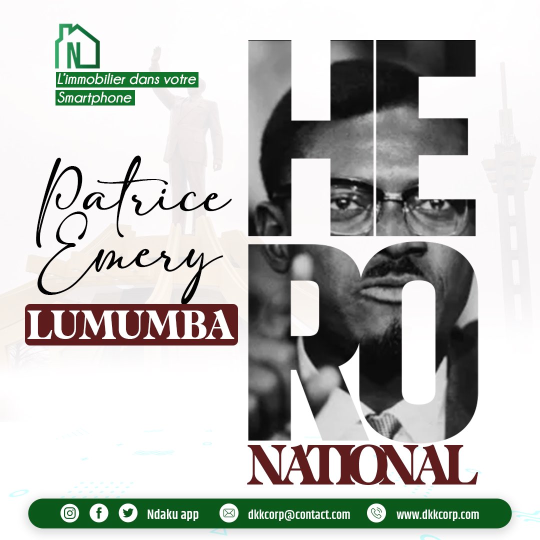 AppNdaku's tweet photo. Aujourd’hui nous honorons ce héros national Mr Patrice Emery Lumumba pour son courage et son dévouement pour un Congo libre✊🏽

UN HÉROS NE MEURT JAMAIS 

#ndaku #follow #kinshasa #rdcongo🇨🇩 #congo #heros #lumumba https://t.co/Dh9ELoegnp