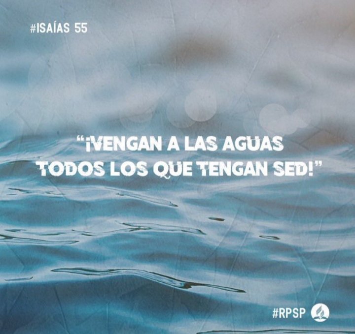 "Busquen al Señor mientras puedan encontrarlo, llámenlo mientras está cerca.
Que el malvado deje su camino,
que el perverso deje sus ideas;
vuélvanse al Señor, y él tendrá compasión de ustedes;
vuélvanse a nuestro Dios, que es generoso para perdonar."
Isaías 55 #rpsp