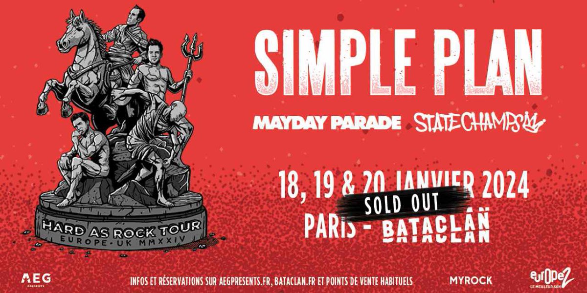 Simple Plan France 🇫🇷 tweet media