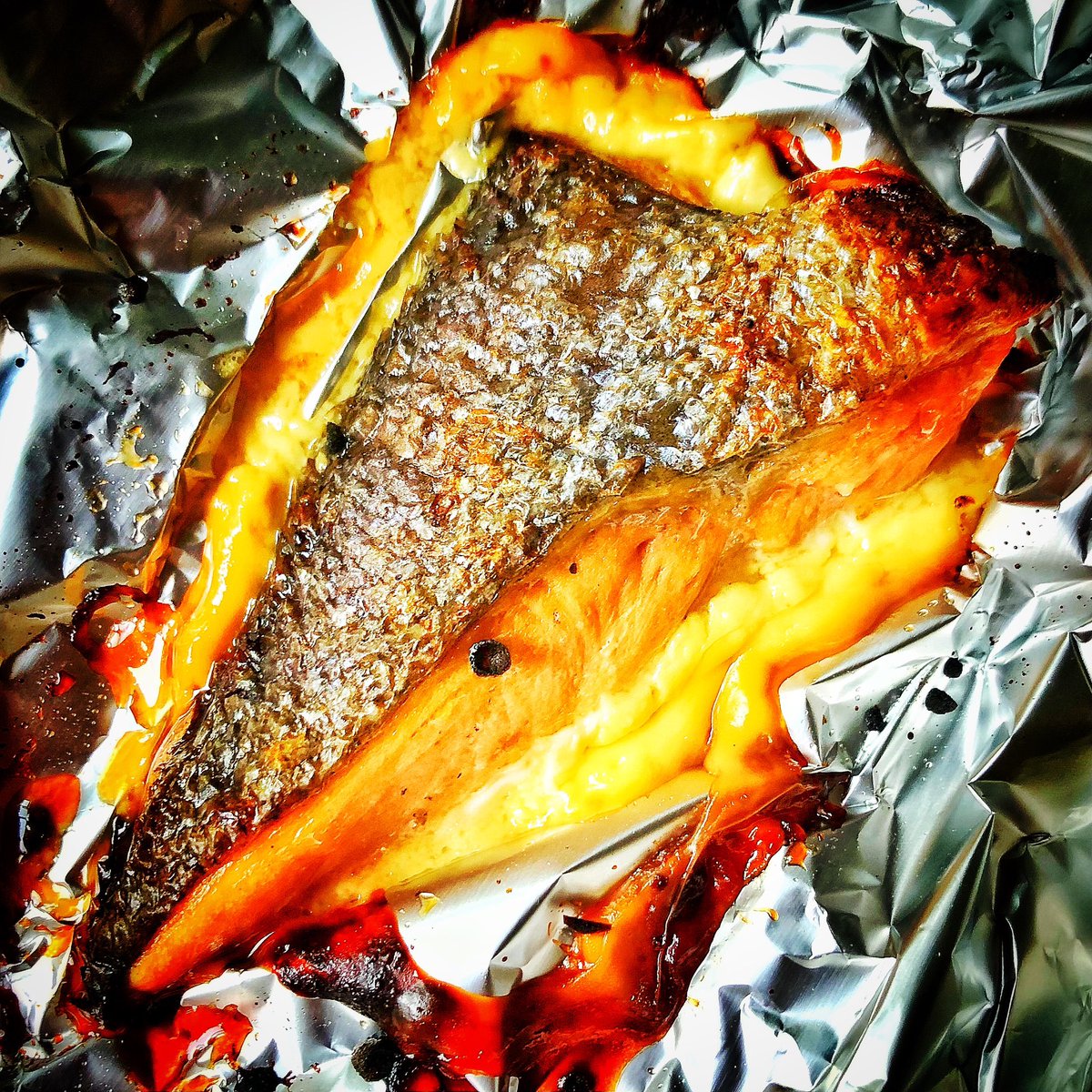 kikutaroid's tweet photo. 焼魚
#鮭 #salmon #bonypartsof #lightlyseasoned
#マヨネーズ #mayonnaise
#出汁つゆ #japanesesoupstock #alittle #sprinkle
#お弁当 #bento
#ovengrilling https://t.co/r82KWX9z9W