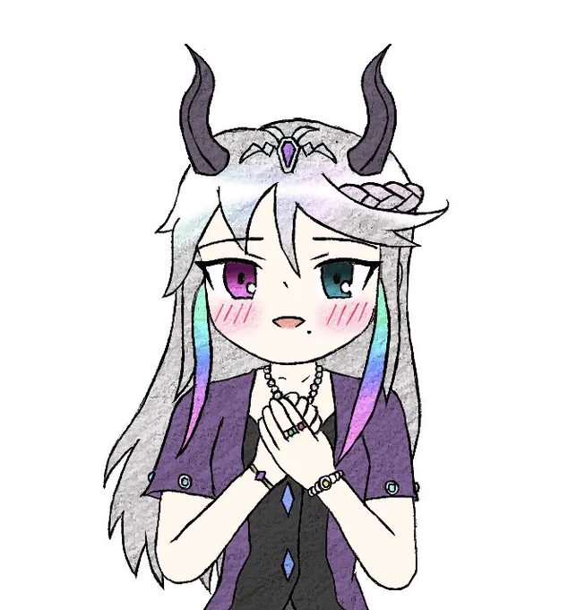 奏夜花さん、何気にうちの子の中で結構人気高いよね嬉しい 