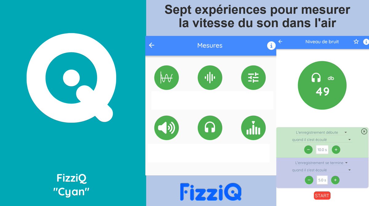 physchi_edu_num's tweet photo. 🔊 Faciliter les expériences pour mesurer la vitesse du son dans l’air avec l'appli FizziQ et des📱.
✅ Chronomètre sonore
✅ Déclencheurs
#Ress_Num #Physique
@fizziqlab @Fondation_Lamap
➡️ https://t.co/Ge27728x3i https://t.co/Lj15ap64fj