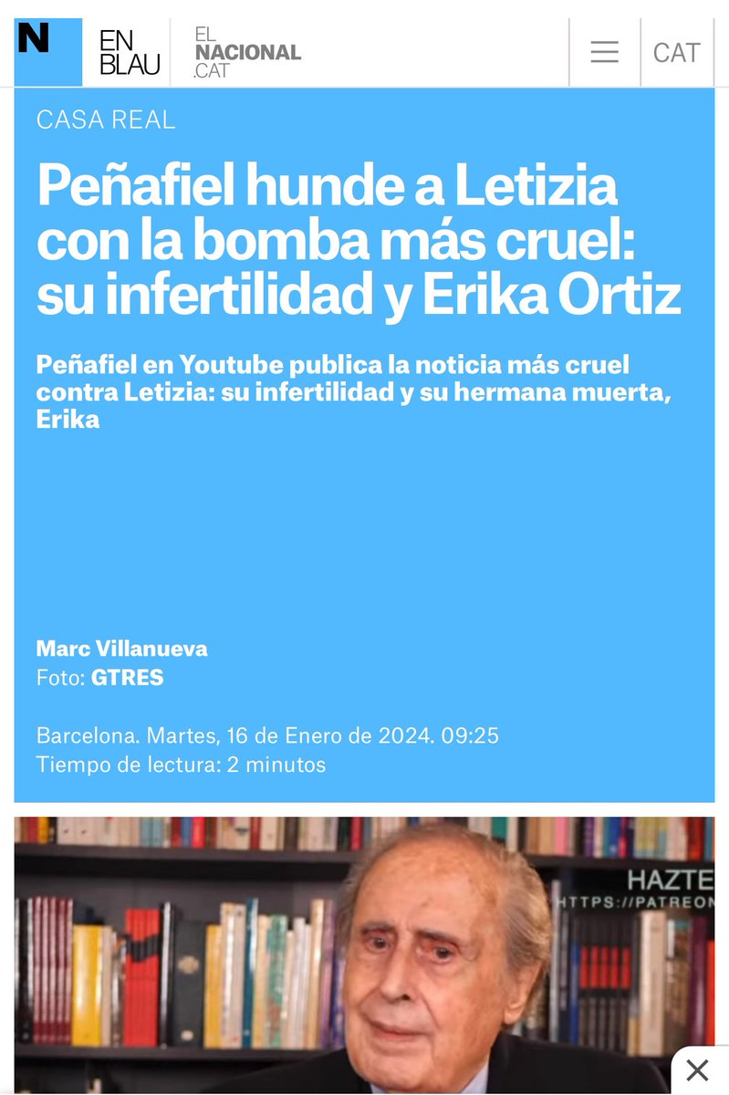 Jaime Peñafiel y Jesús Manuel Ruíz, son entre unos pocos, ejemplo de periodismo misógino, que cuando se obsesionan con una mujer (por algún motivo desconocido) olvidan los principios éticos y de la verdad.
El primero contra Letizia Ortiz y el segundo contra Rocío Carrasco.
