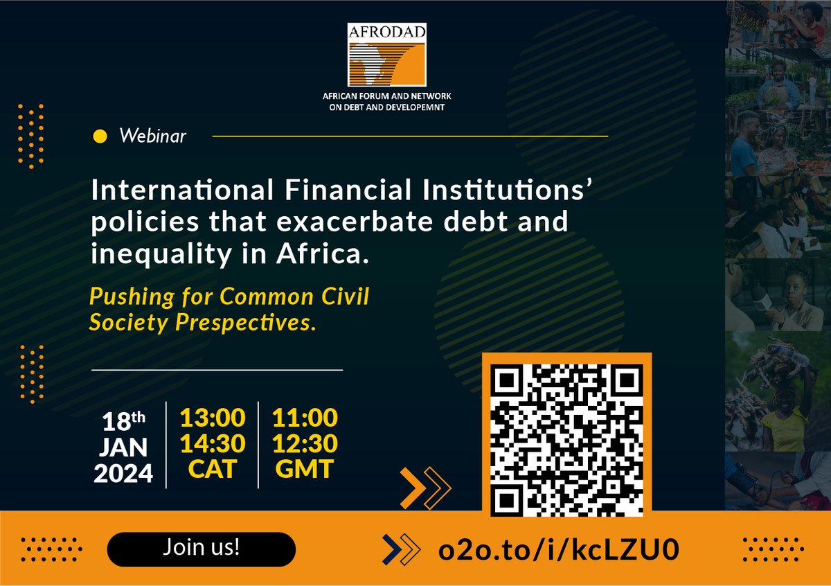 Do you know, public debt increases inequality in Africa? A study revealed that each 1% rise📈in public debt increases inequality by 0.17%. Public debt beyond 57.47% of GDP doubles the effect on inequality. Register for the webinar o2o.to/i/kcLZU0 #FightInequality