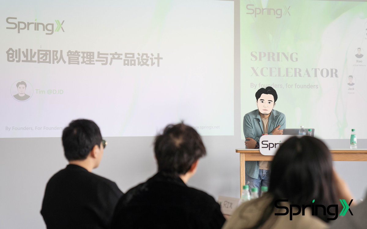 BuidlerDAO (@buidlerdao) on Twitter photo Delighted to hear the co-initiators' in-depth sharing of financing, storytelling and management insights shared throughout the sessions #SpringX01! 🌟
• <a href="/BixinVentures/">Bixin Ventures</a> Partner <a href="/EllaineXu/">Ellaine.Xu@huwoman</a>
• <a href="/SevenXVentures/">SevenX Ventures</a> Partner <a href="/FC_0X0/">FC</a> & <a href="/Louissongyz/">Louis</a>
• <a href="/DIDbased/">.bit</a> founder @jarvisdotbit Delighted to hear the co-initiators' in-depth sharing of financing, storytelling and management insights shared throughout the sessions #SpringX01! 🌟
• <a href="/BixinVentures/">Bixin Ventures</a> Partner <a href="/EllaineXu/">Ellaine.Xu@huwoman</a>
• <a href="/SevenXVentures/">SevenX Ventures</a> Partner <a href="/FC_0X0/">FC</a> & <a href="/Louissongyz/">Louis</a>
• <a href="/DIDbased/">.bit</a> founder @jarvisdotbit