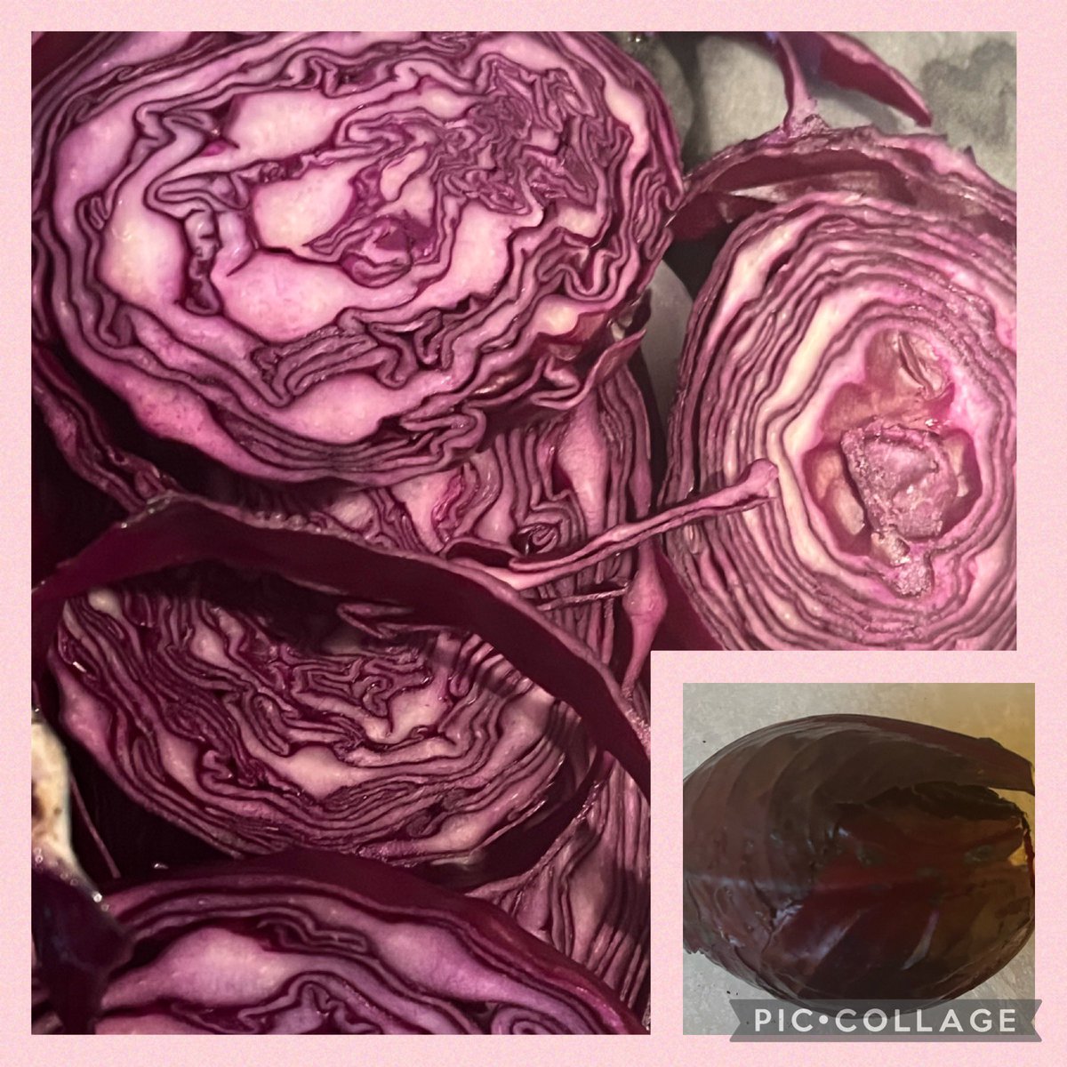 steffiec91's tweet image. Isn’t red cabbage beautiful - just look at those intricate patterns 
#redcabbage #allotment. #growyourownfood. #organicfood
