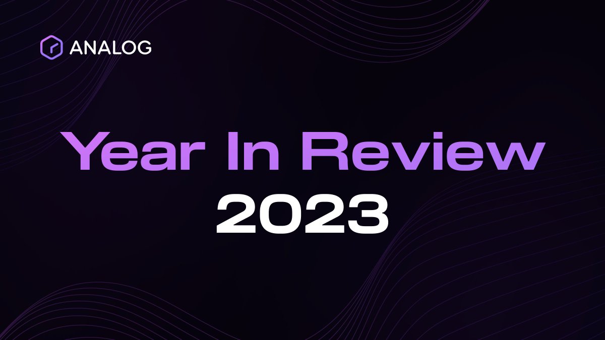 #AnalogYearInReview | We had an exceptional 2023 — from enticing campaigns to notable updates, check out the highlights of Analog’s journey last year! 2️⃣0️⃣2️⃣3️⃣🚀

/Thread 🧵