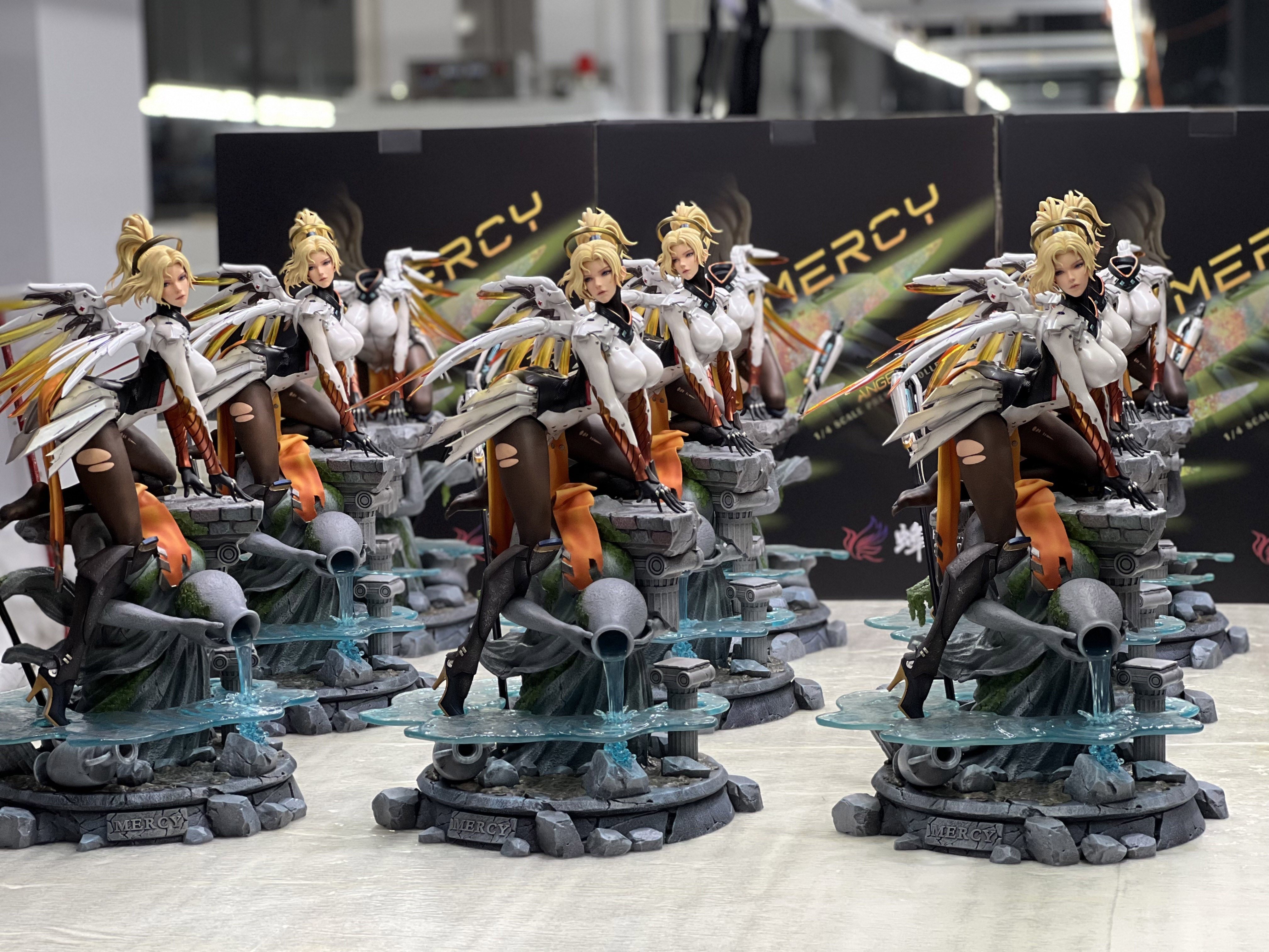 柑*菜様 HUMMINGBIRD STUDIO 1/4 Mercy マーシー Hummingbird Studio Overwatch Mercy 1/4 scale Limited Statue