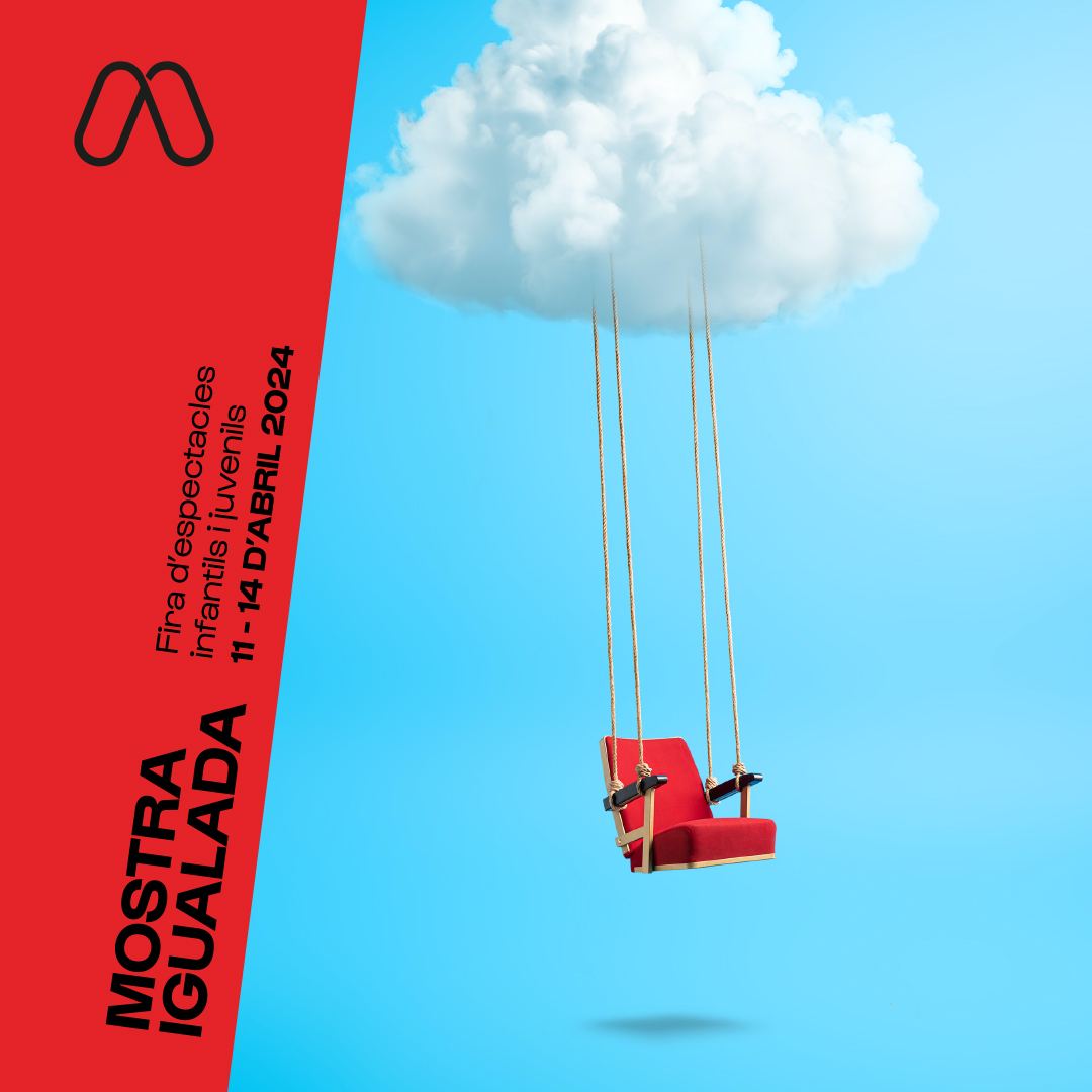 ✨Us presentem la imatge de la 35a #MostraIgualada, obra de l'agència de disseny igualadina Quartada, una peça de poesia visual protagonitzada per una butaca!