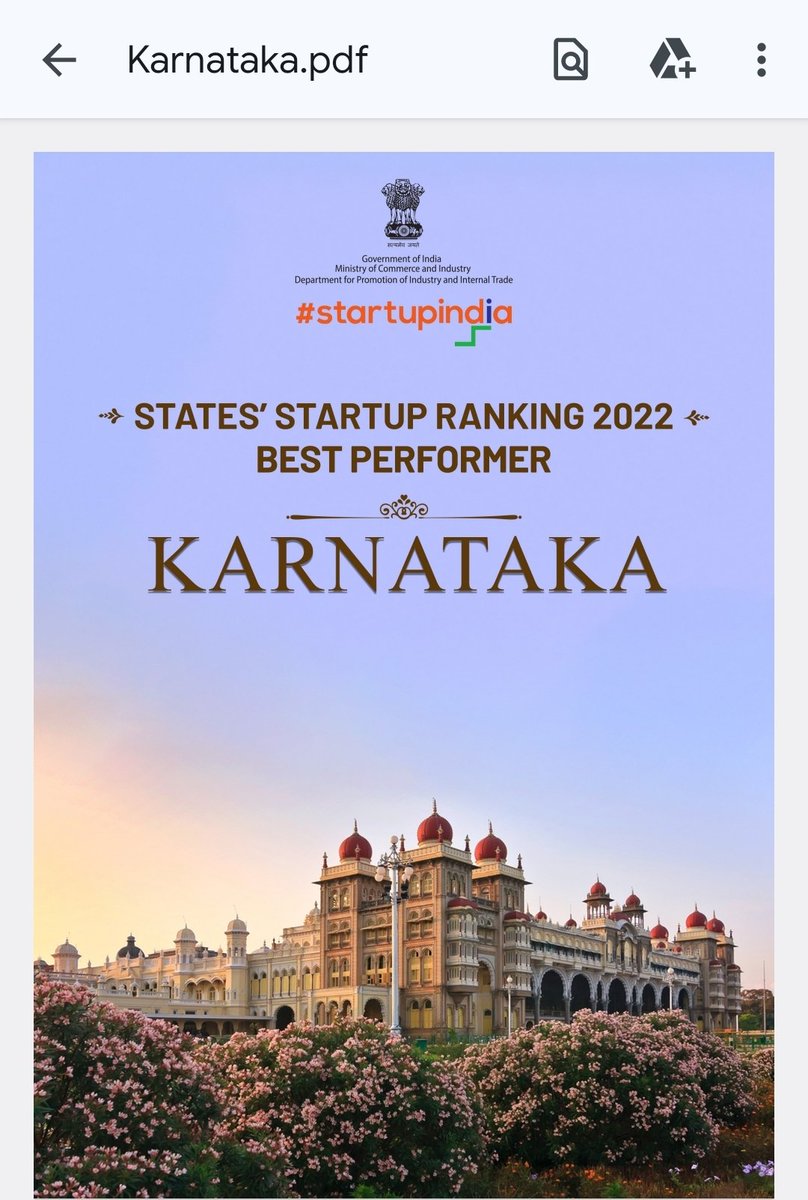 BidimathPramod's tweet photo. @PriyankKharge ಪ್ರಿಯಾಂಕ್ ಸರ್. 
the rankings are for year 2022 
U were not in power then and Ur govt has no relevance to the ranking 
It was based on bjp govt performance 
Let us see how we get ranked in 2025 after your glorious rule. 
Orginal photo fact check ಮಾಡಿ ಹಾಕಿನ್ ನೋಡ್ರಿ ಸರ್.. https://t.co/RiCR498rLO