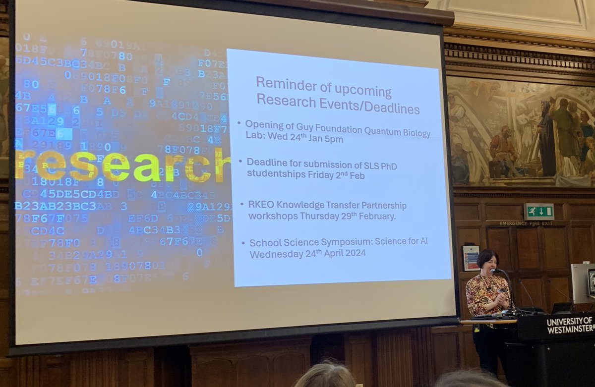 Celebrating research in school of life sciences today. Many thanks for organising <a href="/ImagingFat/">Metabolic Imaging</a> Looking forward to hearing about the research of our new colleagues and PhD students over next 2 days <a href="/UniWestminster/">University of Westminster</a>
