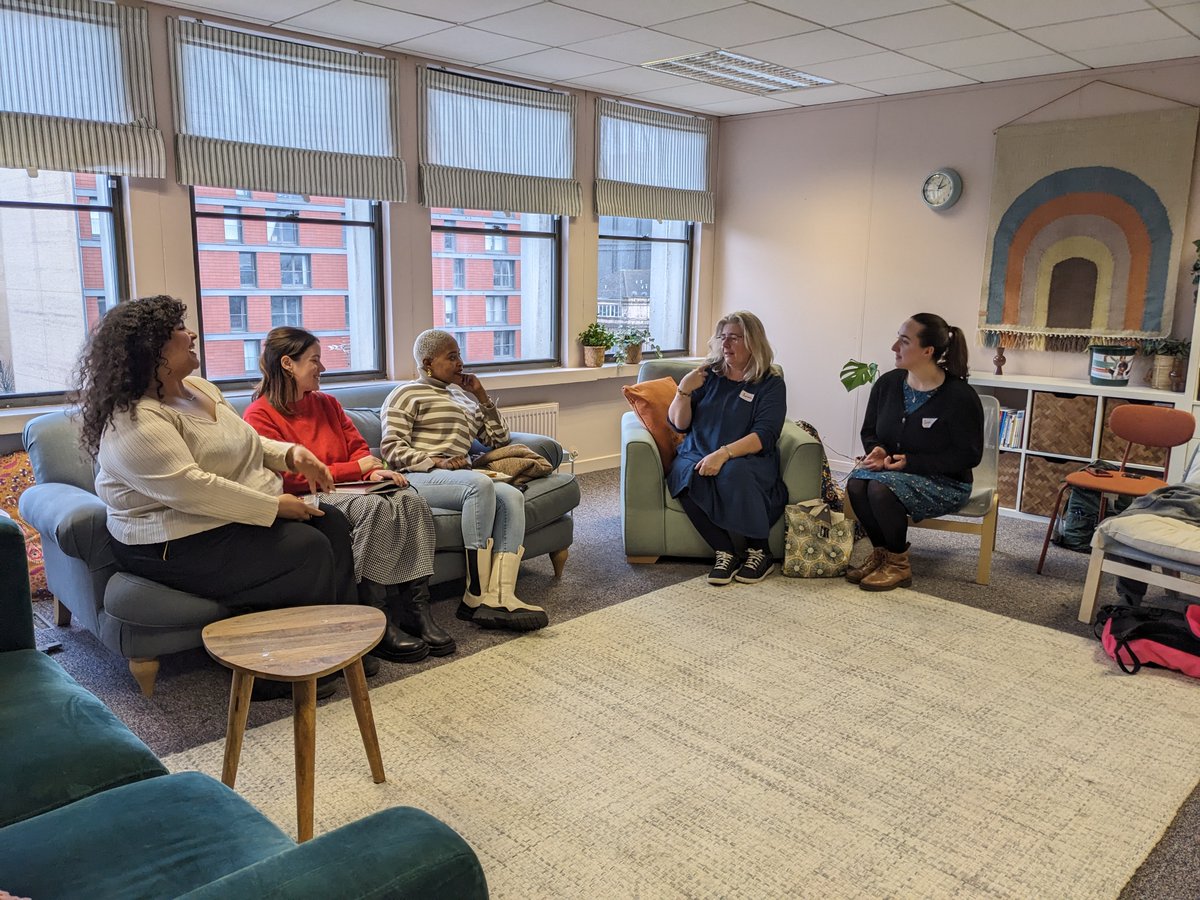 Staff at DISC (Durham Infancy & Sleep Centre) are collaborating with the charity @AmmaBirth on a research project looking at the experiences of caring for babies in temporary accommodation. Members of the research team are pictured at the Amma offices in Glasgow.