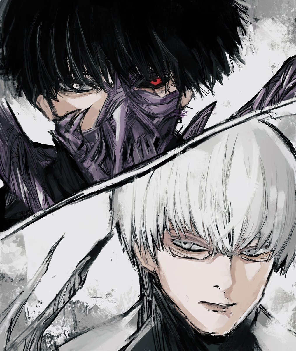 Xa8uoFivF2McaRt's tweet photo. 王vs欠落者

#東京喰種 
#TokyoGhoul 
#イラスト https://t.co/xkUJVy4ngA