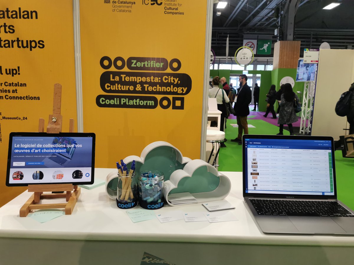 CoeliPlatform's tweet photo. 🟠#GoCoeli | Second day at @Museum_co!
👩💻We're having the pleasure of sharing our collection management system with assistants & @Catalogne_FR –let's empower your collection.
👋Come say hi to Francesca
🗓️16-17th Jan |📍Stand F08 (Hall 2.2)
@catalanarts @icec_cat @catalanartsFR https://t.co/LUdEXZaRqC