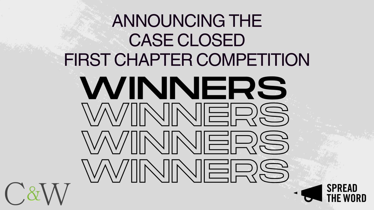 We're thrilled to announce the winners of the #CaseClosed First Chapter Competition in partnership w/ <a href="/CWAgencyUK/">C&W</a>, celebrating the best crime, thriller &amp; mystery fiction by underrepresented writers in the UK. 

The Prize Winner is Liz Cornell! 🏆✨ 

(1/3)