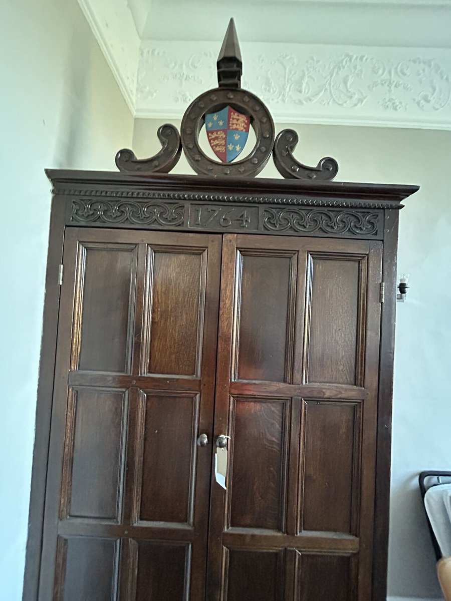 Our Associate Director was in the New Forest last week carrying out a site inspection at New Park Manor Hotel.

Works include internal refurbishment, pool replacement and external repairs.

During the inspection, they discovered a timber cupboard that was built in 1764!