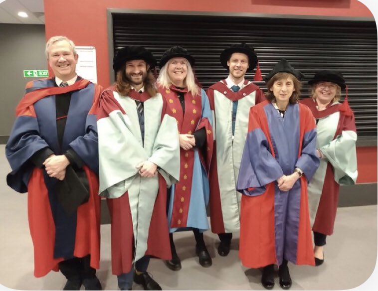 And here is the English &amp; Creative Writing team, ready for the graduation ceremony!
