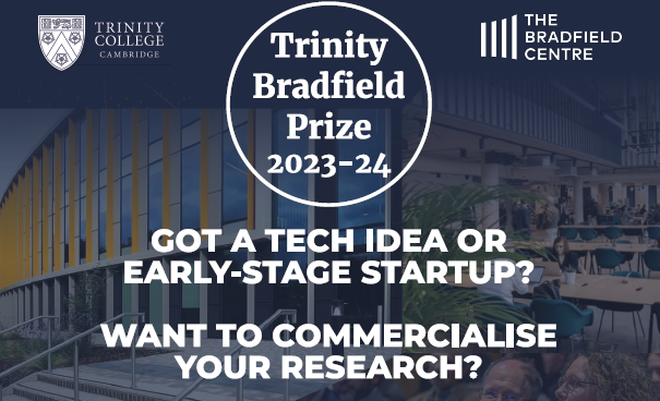 BradfieldCentre's tweet image. One week to to.... The Trinity Bradfield Prize! 

#trinitybradfieldprize #cambridgetech #cambridgeevent #cambridgeshire
