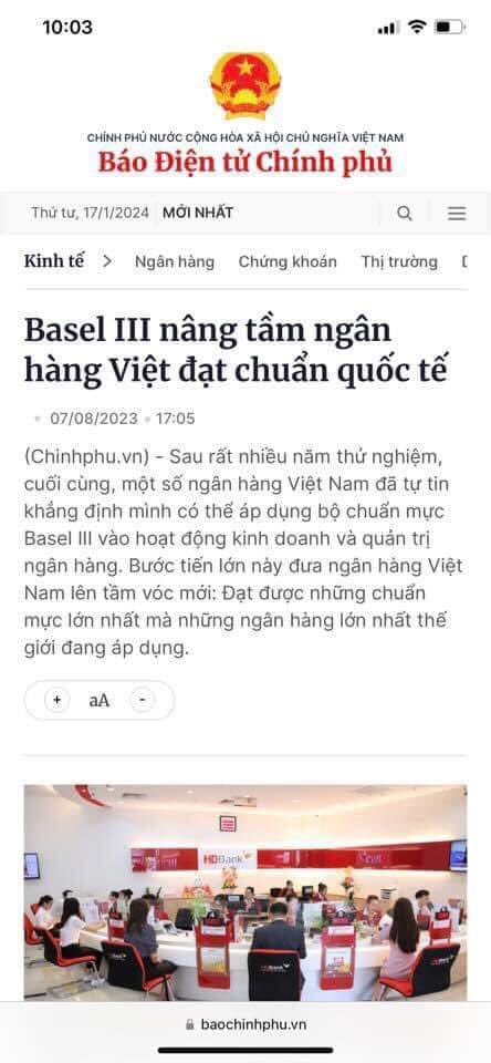 #BASELIII : BASEL III là bộ quy định ngân hàng quốc tế yêu cầu các tổ chức tài chính phải duy trì mức dự trữ vốn cao hơn. Điều này đảm bảo sự ổn định cao hơn trong hệ thống ngân hàng toàn cầu và giảm nguy cơ khủng hoảng tài chính.