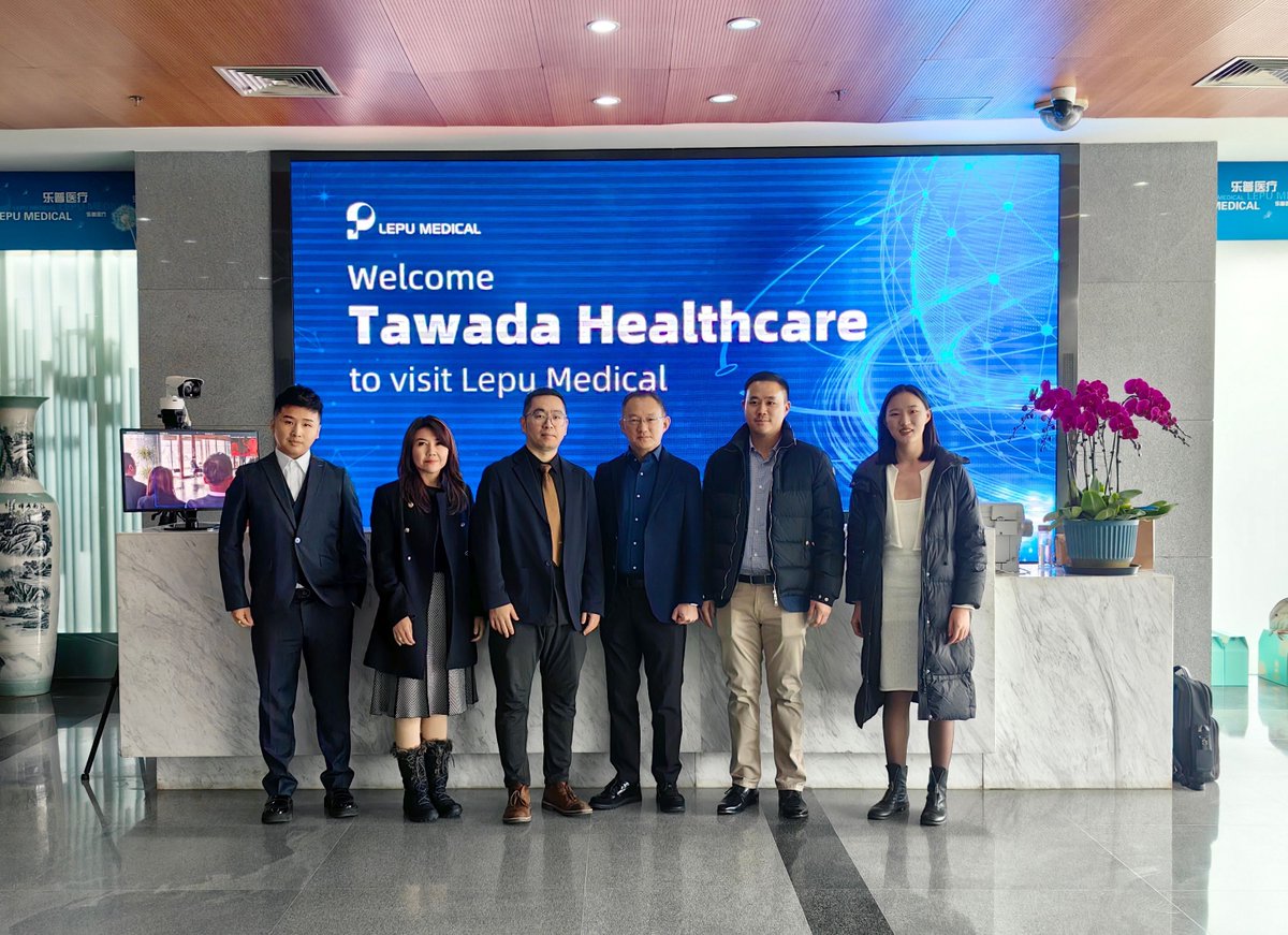 Lepu_Medical's tweet image. Today, Tawada Healthcare visited LEPU and toured our company exhibition hall and production factory for stents and balloons. 

#LEPU #TawadaHealthcare #CardiovascularIntervention #BloodPurification 

📧&amp;gt;&amp;gt;marketing@lepu-medical.com 
&amp;gt;&amp;gt;en.lepumedical.com