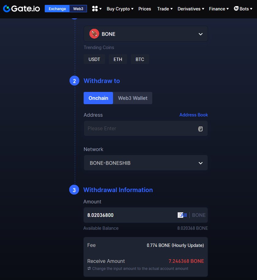 MaximousDarwin's tweet photo. 🙌HUGE shoutout to @gate_io for implementing $bone deposit and withdrawals from #Shibarium and to Shibarium!
Current withdrawal fee 0.774 #bone (updated hourly)
📥Deposit took just a few minutes.
📤Withdrawal currently ongoing. https://t.co/mwBxmKac9e