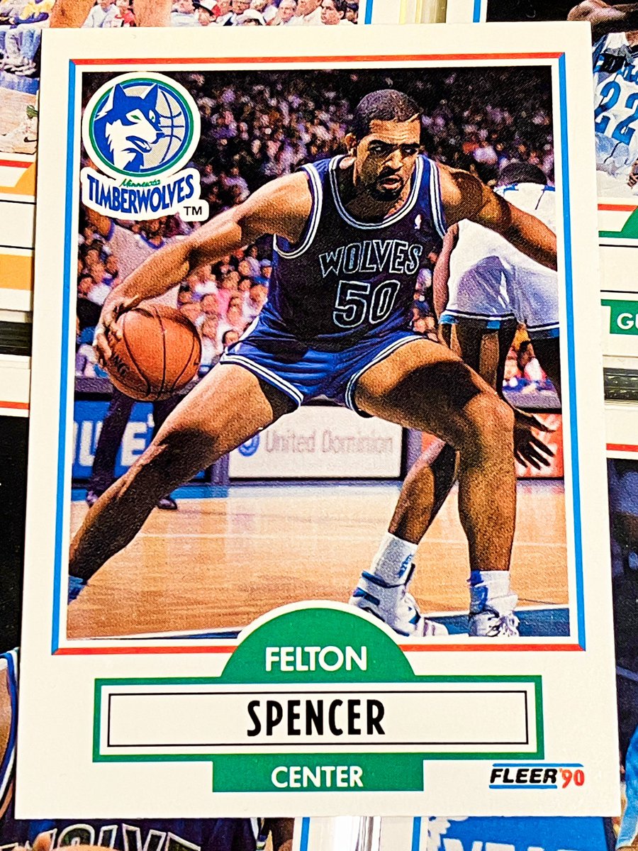 MEGAMIxxKURO's tweet photo. #ダグバックの毎日がお宝DAY 【149】
1/15生  #FeltonSpencer
1990-91 Fleer Update #U-57
@Timberwolves　#timberwolves https://t.co/K9GvBm5EMj