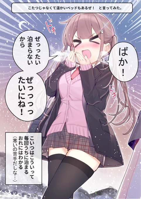 幼馴染との関係が付き合う前から熟年夫婦になってる件。③つづき 【1/2】
「こたつじゃなくて温かいベッドもあるぜ!」 