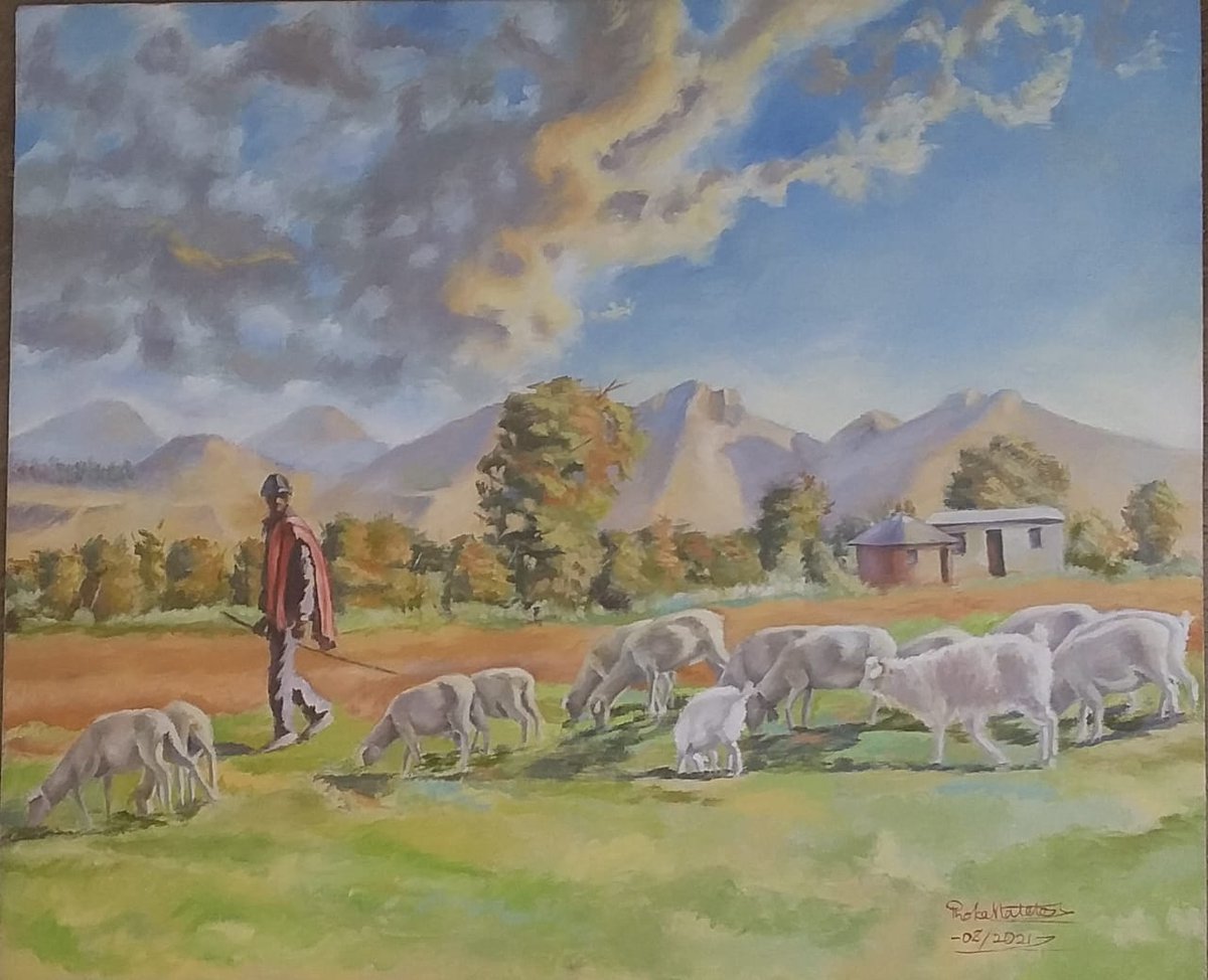 This art piece is still available 
The shepherd boy
Oilpainting on canvas 

#oil #2024NewYear #art #LoveIslandAllStars #artist