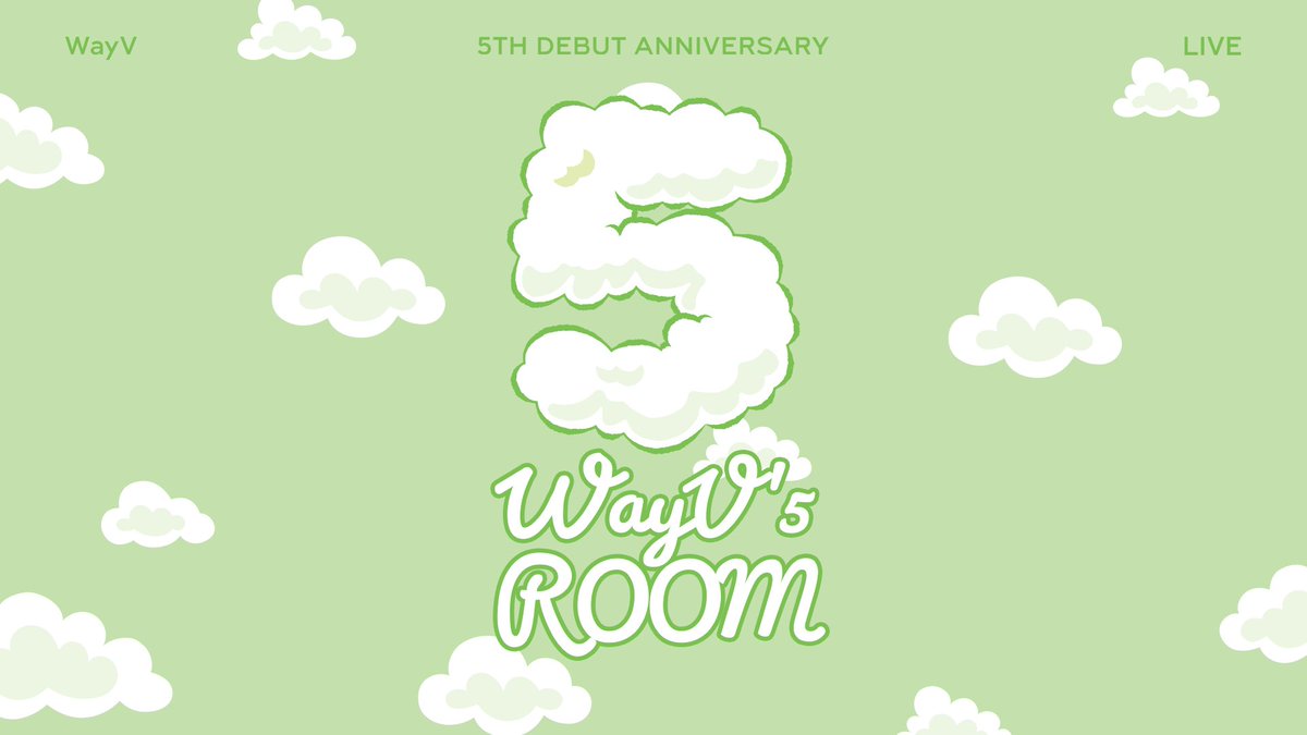 WayV_official's tweet photo. 잠시 후 오후 8시, <WayV’5 ROOM : WayV 5th Debut Anniversary>에서 만나요!
 
📍 YouTube: https://t.co/gFhomGw5GZ
📍 TikTok: https://t.co/rZSSQd2gya
📍 Weverse: https://t.co/qqKxEGxeEQ
📍 bilibili: https://t.co/0vslNCqhxS
 
#WayV #威神V https://t.co/72ELWjCMGE