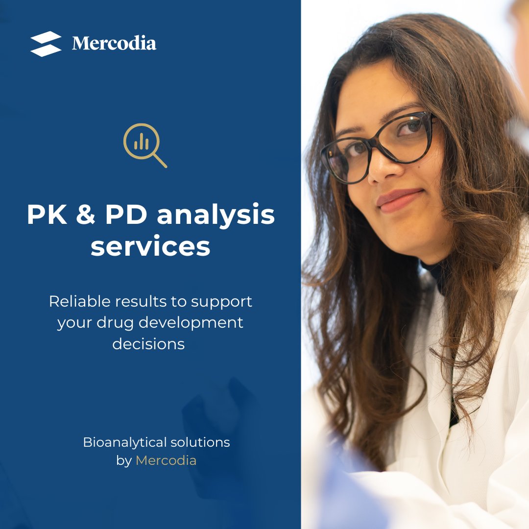 PK/PD studies play a crucial role in drug development. We use and validate various types of assays, but we strongly recommend #mercodia assays due to their high precision and sensitivity in measuring drug concentrations. ➡mercodia.com/services