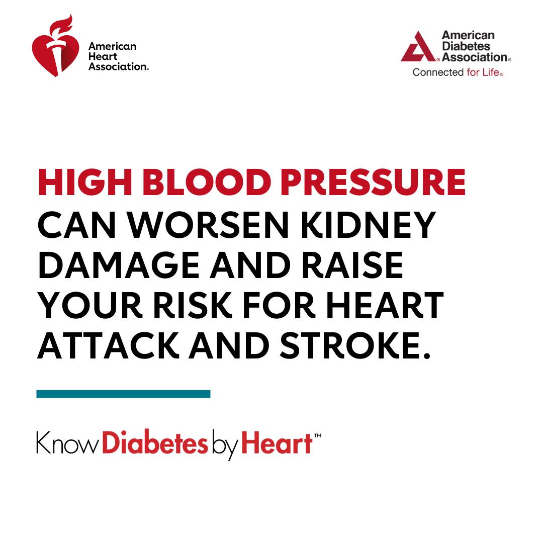 When you take steps to manage type 2 diabetes like regularly checking your blood pressure, you also manage your risk of heart disease and kidney disease. Diabetes, heart disease, stroke, and kidney disease are all connected. 

#KnowDiabetesByHeart #PEACEIncSyr