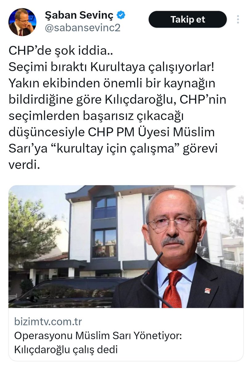 📽 #Zoomcular ve @sabansevinc2 Doğru söyleyeni dokuz köyden kovarlar ya! Yalan ve Algı yapanı ne yapsınlar? Engelleyerek, kurtulamazsın Şaban abi; 📰 Kemal Kılıçdaroğlu kalırsa; belediyeleri kaybederiz, diyenler; Şimdi ne oldu? Kazanın işte 🤫 📰 Kemal Kılıçdaroğlu kalırsa;…