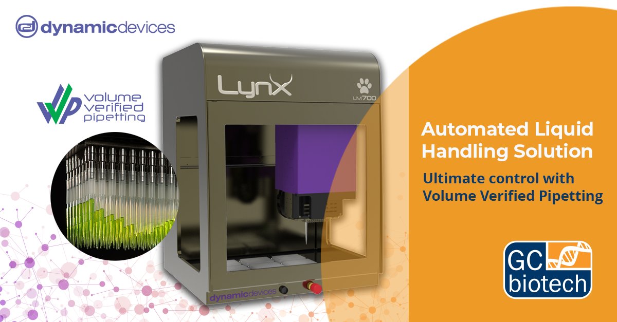 GC_biotech's tweet image. 𝗗𝘆𝗻𝗮𝗺𝗶𝗰 𝗗𝗲𝘃𝗶𝗰𝗲𝘀&apos; 𝗟𝘆𝗻𝘅: 𝗳𝗿𝗼𝗺 𝗱𝗿𝘂𝗴 𝗱𝗶𝘀𝗰𝗼𝘃𝗲𝗿𝘆 𝘁𝗼 𝗳𝗼𝗼𝗱 𝘁𝗲𝗰𝗵𝗻𝗼𝗹𝗼𝗴𝘆 𝘄𝗼𝗿𝗸𝗳𝗹𝗼𝘄𝘀

Click to read about the Lynx and Volume Verified Pipetting: gcbiotech.com/product/dynami…

#DynamicDevices #pipetting #VVP #GCbiotech #labautomation