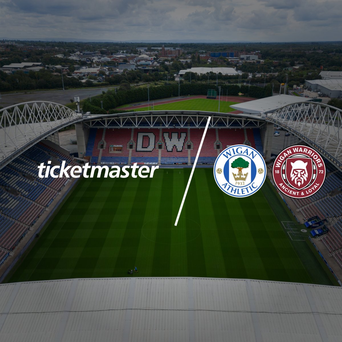 .<a href="/LaticsOfficial/">Wigan Athletic</a> and <a href="/WiganWarriorsRL/">Wigan Warriors 🍒⚪️</a> have joined the <a href="/TMSportB2B/">Ticketmaster Sport</a> family in a long-term partnership that will see Ticketmaster supply the ticketing technology for both clubs at the DW Stadium from 2024 onwards.

As Chairman of Wigan Athletic Ben Goodburn explained: “The