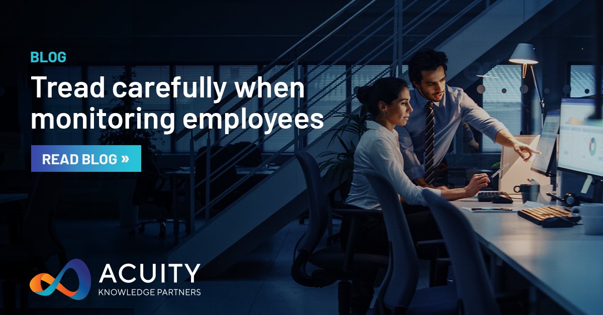 While monitoring employees, it's essential to strike a balance between productivity and privacy. Read this blog to know more about the best practices in workplace monitoring, and their legal limitations. bit.ly/3tV9xjU 

#EmployeeMonitoring  #EmployeeMonitoringPolicy
