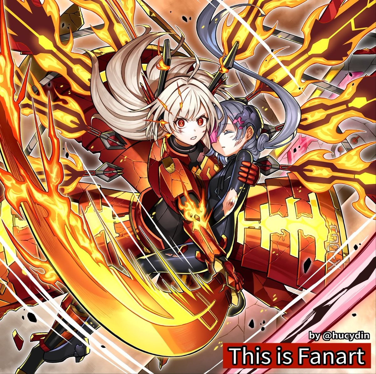描き直しの！ 🔥閃刀姫－カガリ 🔥 #OCGファンアート #遊戯王OCG