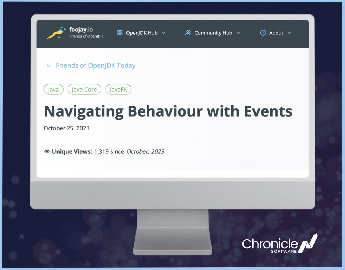 George explores how Event-Driven Architecture and Behaviour-Driven Development may have more in common than is first apparent. See the benefits of combining these approaches in the full article: foojay.io/today/navigati…… #ChronicleSoftware #EventDrivenArchitecture #Microservices