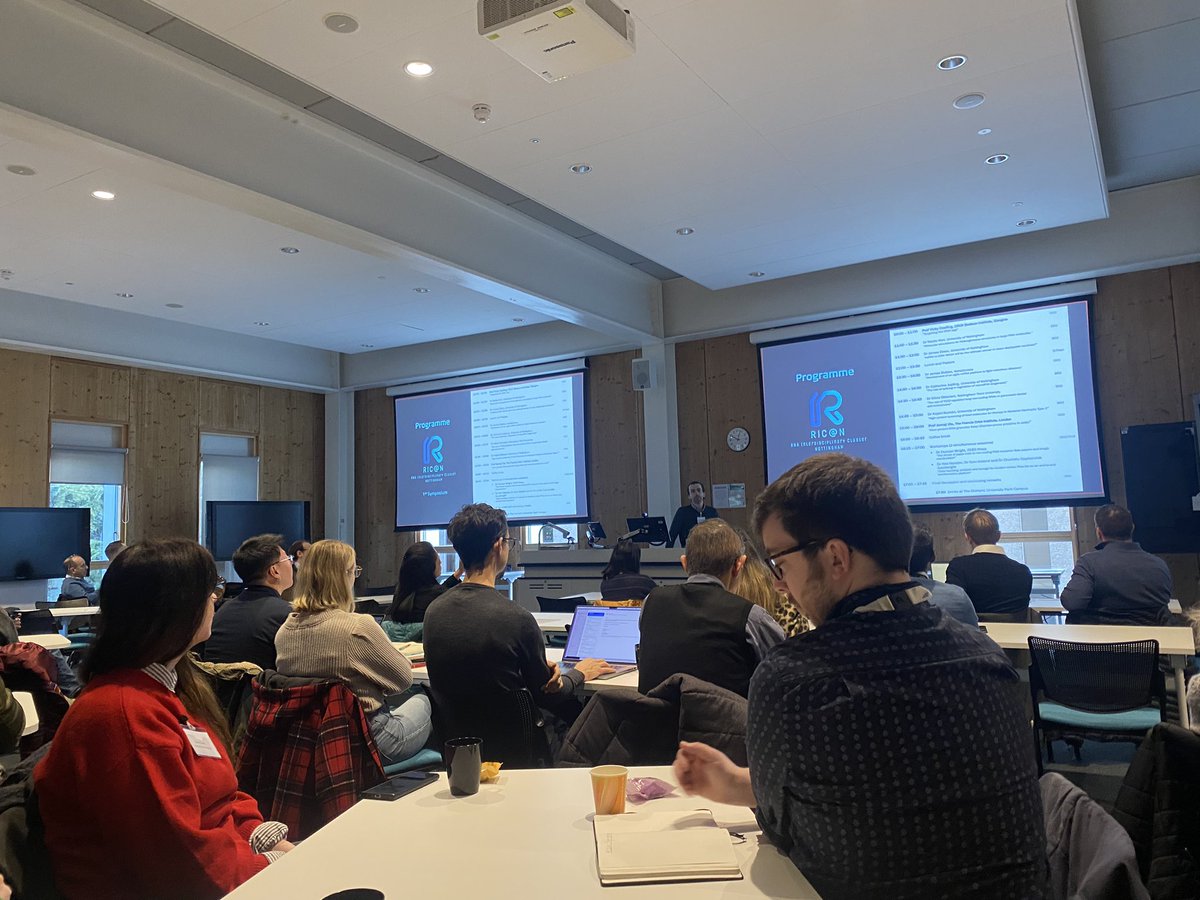 Kicking off the first RNA interdisciplinary Cluster Nottingham symposium <a href="/UniofNottingham/">Uni of Nottingham #WeAreUoN</a> #RNA