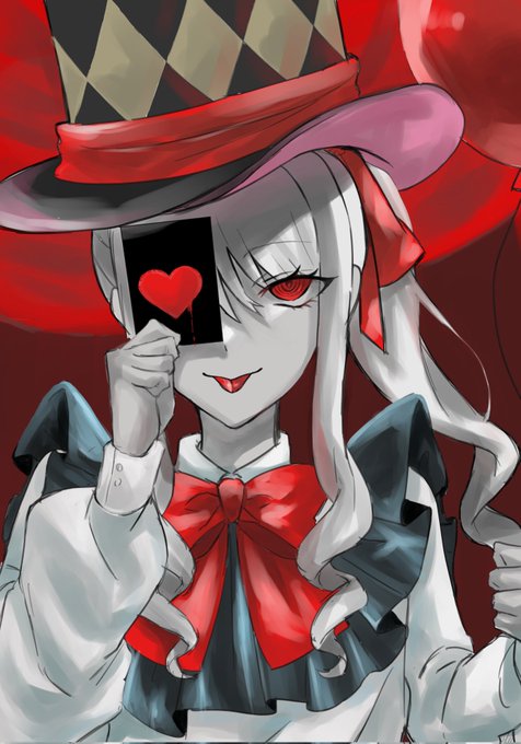 「playing card red eyes」 illustration images(Latest)